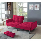 75.6 Divano letto convertibile in velluto Lovely Futon Love Seats