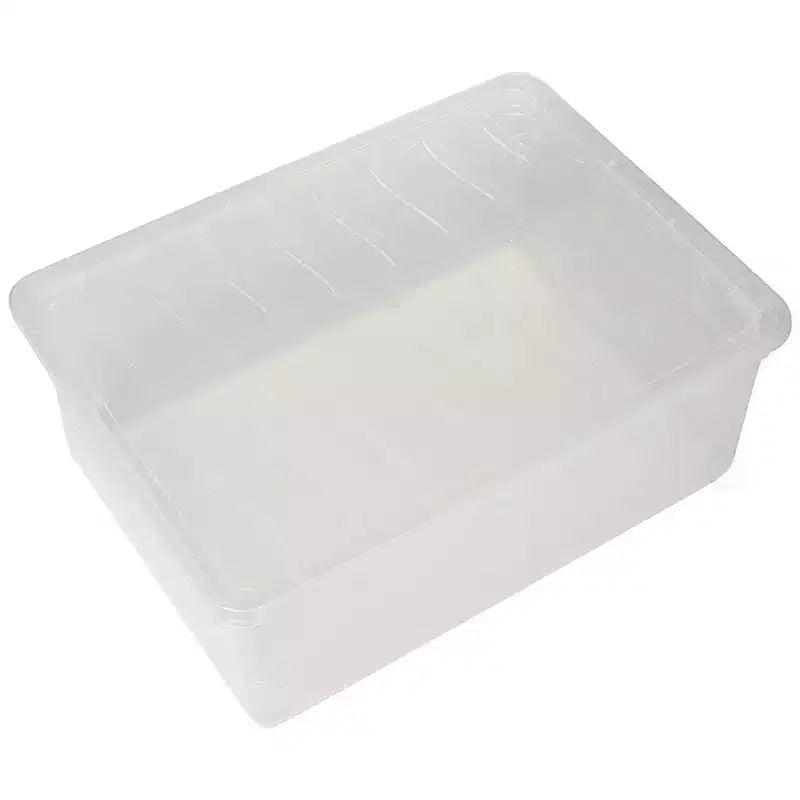 Basicwise Clear Shoe Storage Boxes with Lids - Stackable Plastic Organizer Bin for Closet, Sneaker Storage, Accessories - Shatterproof, Secure-Fit