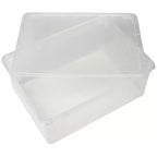 Basicwise Clear Shoe Storage Boxes with Lids - Stackable Plastic Organizer Bin for Closet, Sneaker Storage, Accessories - Shatterproof, Secure-Fit
