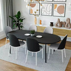 LeisureMod Tule Modern Dining Chair Set of 2 with PU Leather, Velvet, or Suede Seat and White Steel Frame  Kitchen, Dining Room, Home, Cafe, Seating