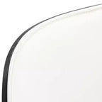 LeisureMod Tule Modern Dining Chair Set of 2 with PU Leather, Velvet, or Suede Seat and White Steel Frame  Kitchen, Dining Room, Home, Cafe, Seating