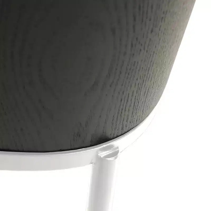 LeisureMod Tule Modern Dining Chair Set of 2 with PU Leather, Velvet, or Suede Seat and White Steel Frame  Kitchen, Dining Room, Home, Cafe, Seating