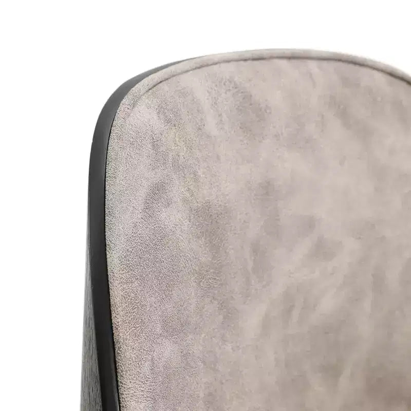 LeisureMod Tule Modern Dining Chair Set of 2 with PU Leather, Velvet, or Suede Seat and White Steel Frame  Kitchen, Dining Room, Home, Cafe, Seating