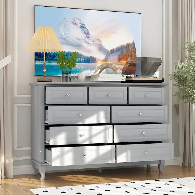 Cassettiera 55.1W a 9 cassetti: Cassettiera dal design spazioso ed elegante laccata