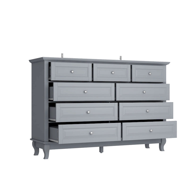 Cassettiera 55.1W a 9 cassetti: Cassettiera dal design spazioso ed elegante laccata