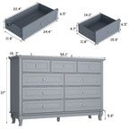Cassettiera 55.1W a 9 cassetti: Cassettiera dal design spazioso ed elegante laccata