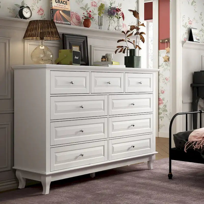 Cassettiera 55.1W a 9 cassetti: Cassettiera dal design spazioso ed elegante laccata