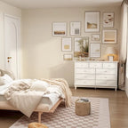Cassettiera 55.1W a 9 cassetti: Cassettiera dal design spazioso ed elegante laccata
