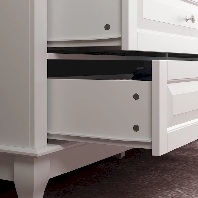 Cassettiera 55.1W a 9 cassetti: Cassettiera dal design spazioso ed elegante laccata