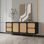 Credenza a buffet in rattan