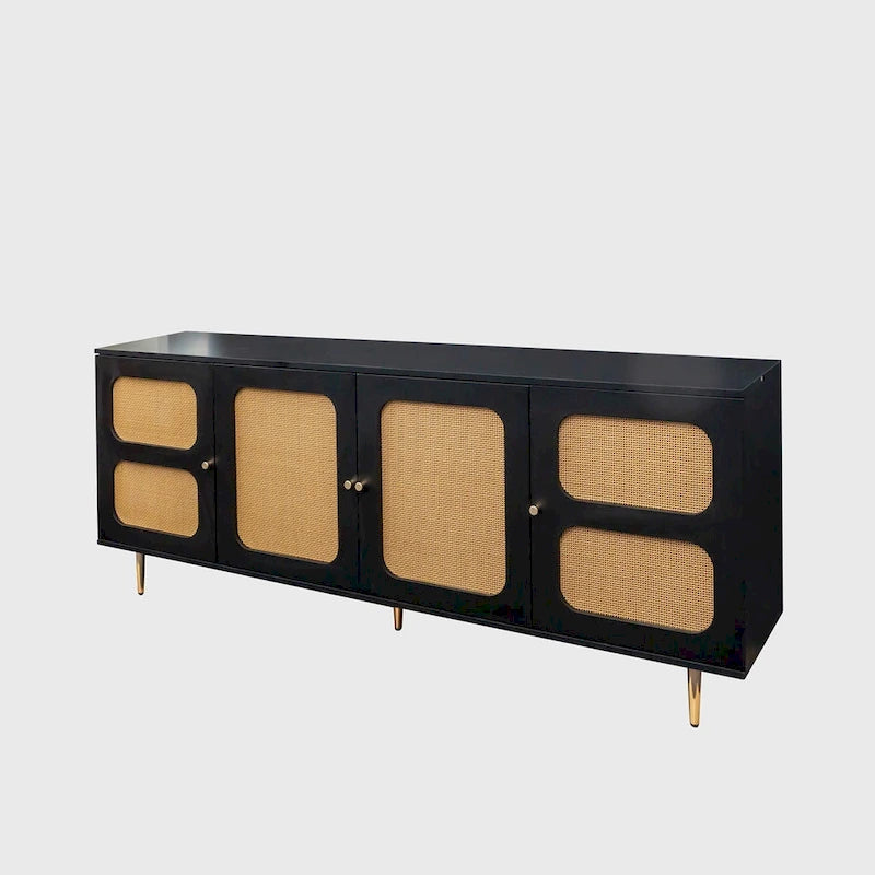 Credenza a buffet in rattan