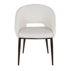 Sedia da pranzo a barile con rivestimento in velluto e gambe in metallo color rame, 113 kg, 3 colori