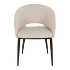 Sedia da pranzo a barile con rivestimento in velluto e gambe in metallo color rame, 113 kg, 3 colori