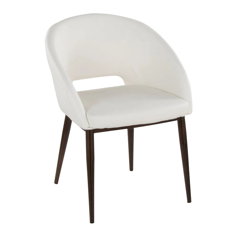 Sedia da pranzo a barile con rivestimento in velluto e gambe in metallo color rame, 113 kg, 3 colori