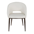 Sedia da pranzo a barile con rivestimento in velluto e gambe in metallo color rame, 113 kg, 3 colori