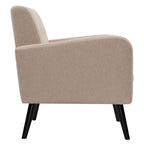 Poltrona moderna Mid-Century in tessuto