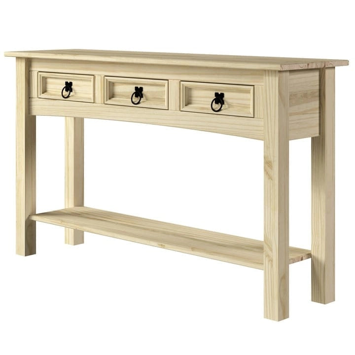 Console da ingresso Wood Hall 3 cassetti Corona