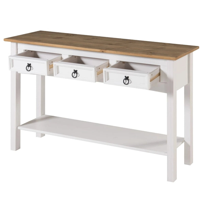 Console da ingresso Wood Hall 3 cassetti Corona