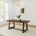 Tavolo da pranzo classico in legno massello Plank and Beam - 72