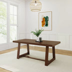 Tavolo da pranzo classico in legno massello Plank and Beam - 72