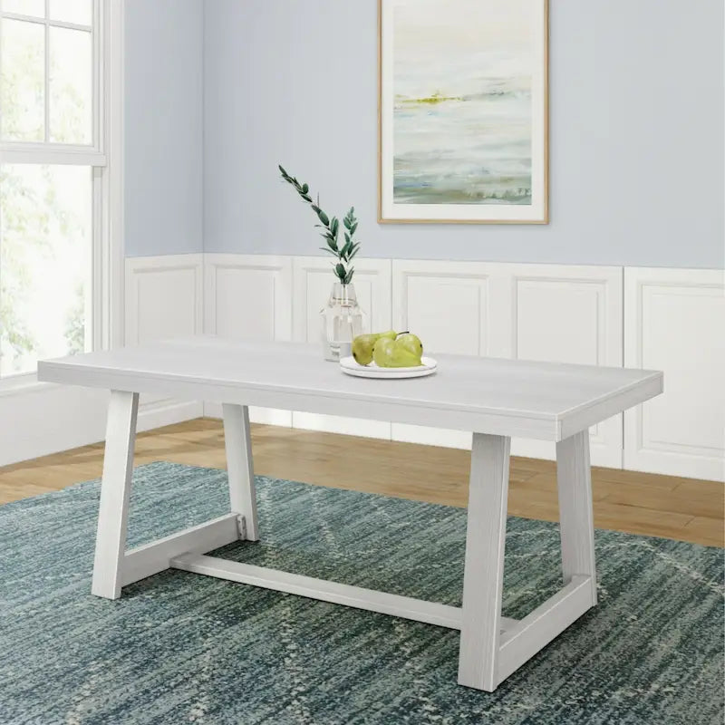 Tavolo da pranzo classico in legno massello Plank and Beam - 72