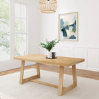 Tavolo da pranzo classico in legno massello Plank and Beam - 72