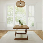 Tavolo da pranzo classico in legno massello Plank and Beam - 72