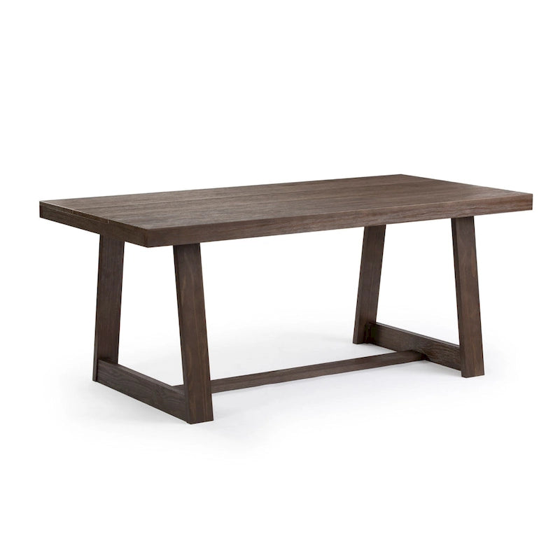 Tavolo da pranzo classico in legno massello Plank and Beam - 72