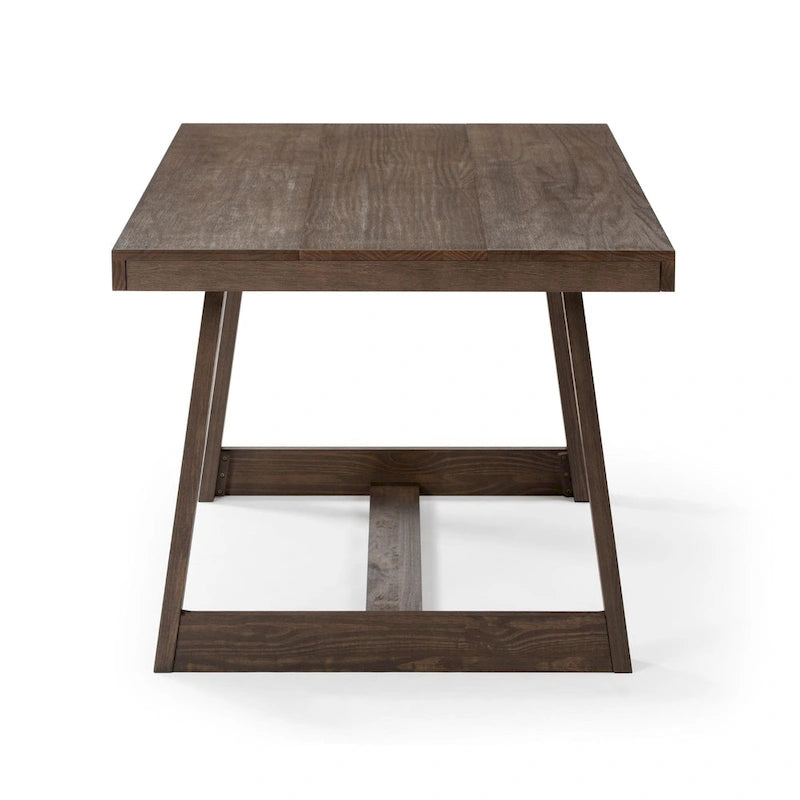 Tavolo da pranzo classico in legno massello Plank and Beam - 72