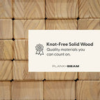 Tavolo da pranzo classico in legno massello Plank and Beam - 72