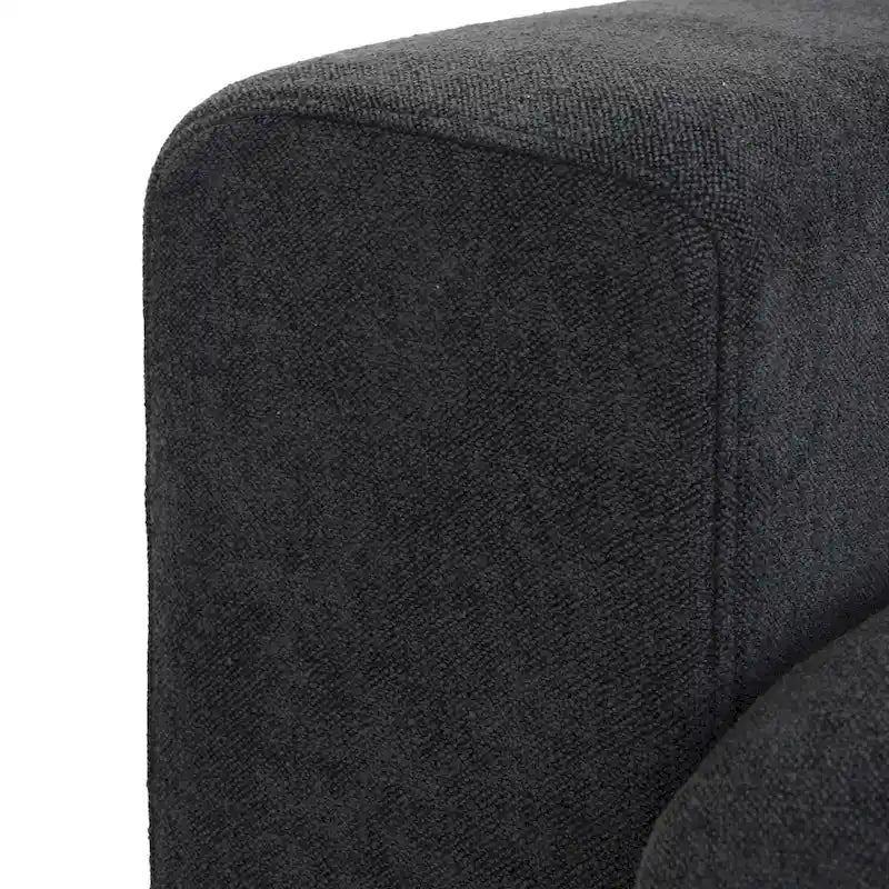 Divano componibile a 3 posti da 305 cm, contemporaneo, imbottito in piuma