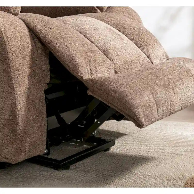 Poltrona reclinabile basculante manuale oversize con girevole a 360° per soggiorno