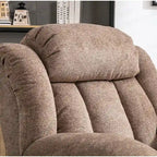 Poltrona reclinabile basculante manuale oversize con girevole a 360° per soggiorno