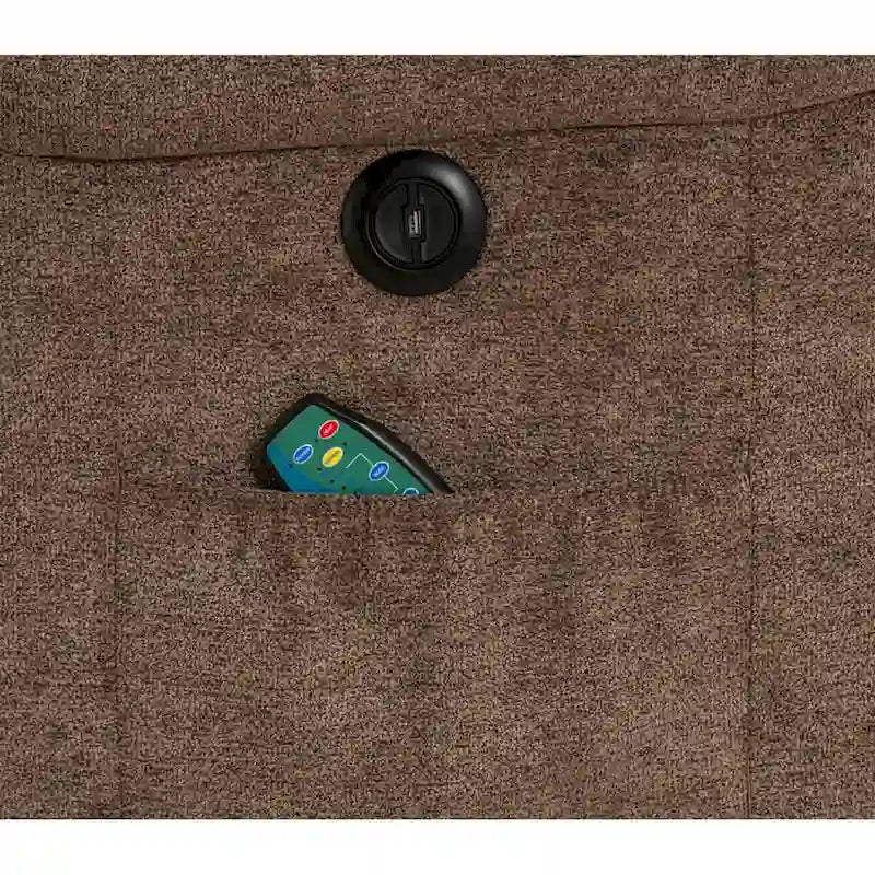 Poltrona reclinabile basculante manuale oversize con girevole a 360° per soggiorno