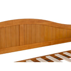 Divano letto singolo Nantucket in legno con letto estraibile singolo