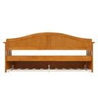 Divano letto singolo Nantucket in legno con letto estraibile singolo