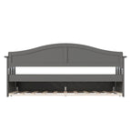 Divano letto singolo Nantucket in legno con letto estraibile singolo