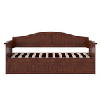 Divano letto singolo Nantucket in legno con letto estraibile singolo