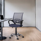 Sedia da Ufficio Ergonomica in Rete Traspirante Design Regolabile con Supporto Lombare e Mobilità Potenziata con Ruote Girevoli a 360°