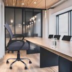 Sedia da Ufficio Ergonomica in Rete Traspirante Design Regolabile con Supporto Lombare e Mobilità Potenziata con Ruote Girevoli a 360°