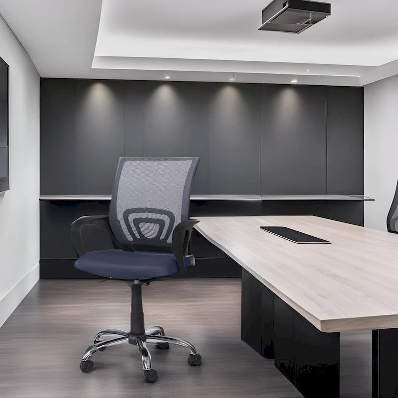 Sedia da Ufficio Ergonomica in Rete Traspirante Design Regolabile con Supporto Lombare e Mobilità Potenziata con Ruote Girevoli a 360°