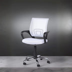 Sedia da Ufficio Ergonomica in Rete Traspirante Design Regolabile con Supporto Lombare e Mobilità Potenziata con Ruote Girevoli a 360°