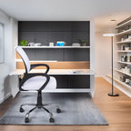Sedia da Ufficio Ergonomica in Rete Traspirante Design Regolabile con Supporto Lombare e Mobilità Potenziata con Ruote Girevoli a 360°