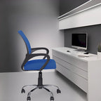 Sedia da Ufficio Ergonomica in Rete Traspirante Design Regolabile con Supporto Lombare e Mobilità Potenziata con Ruote Girevoli a 360°