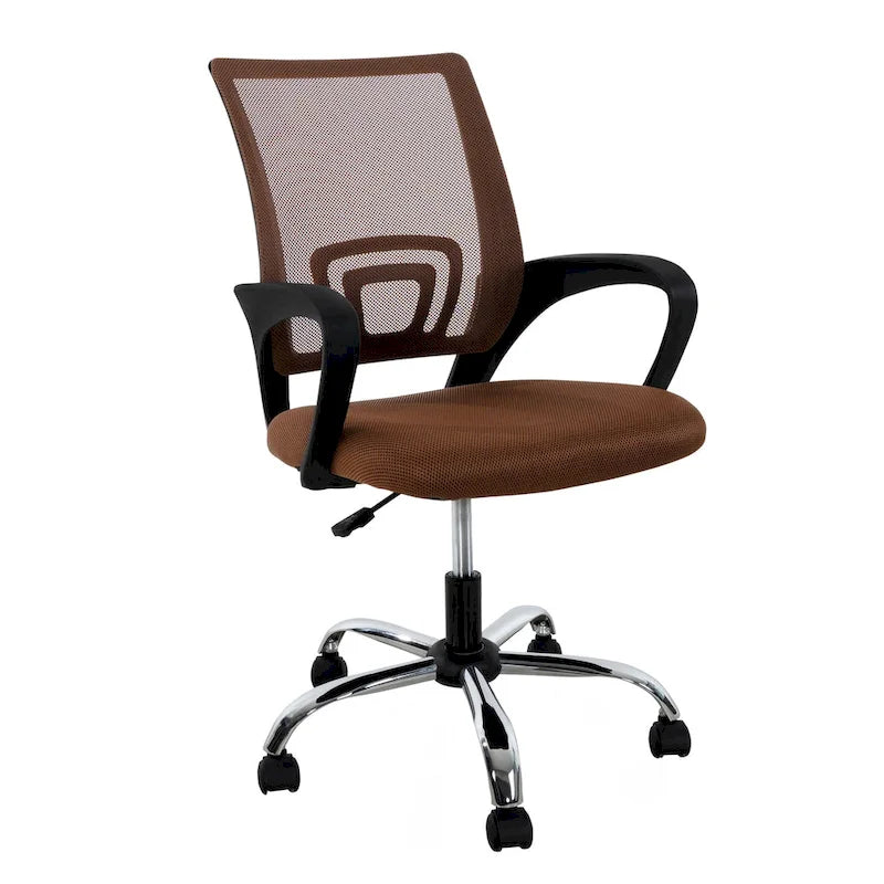 Sedia da Ufficio Ergonomica in Rete Traspirante Design Regolabile con Supporto Lombare e Mobilità Potenziata con Ruote Girevoli a 360°