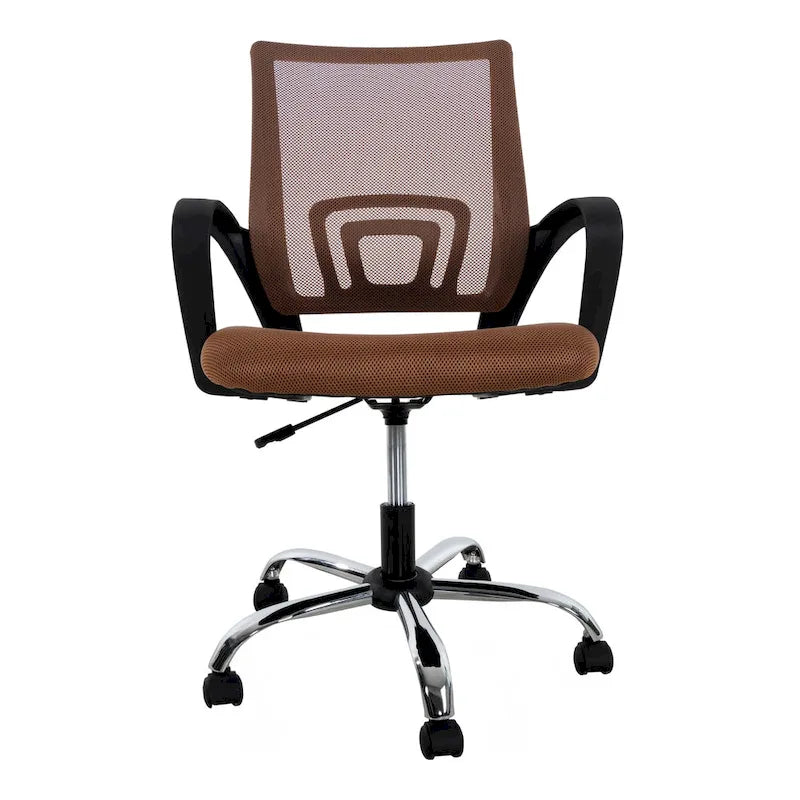Sedia da Ufficio Ergonomica in Rete Traspirante Design Regolabile con Supporto Lombare e Mobilità Potenziata con Ruote Girevoli a 360°