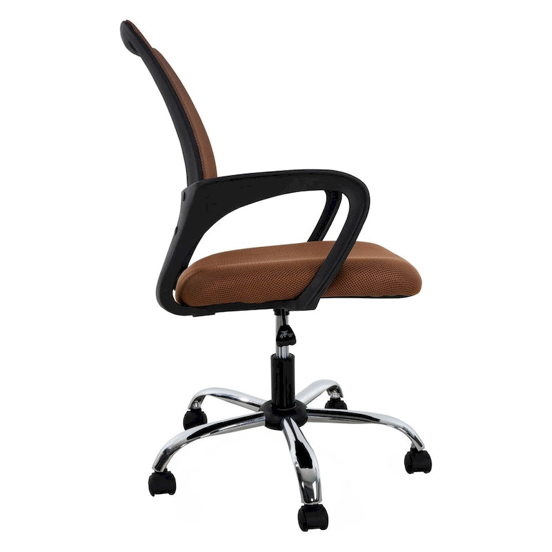 Sedia da Ufficio Ergonomica in Rete Traspirante Design Regolabile con Supporto Lombare e Mobilità Potenziata con Ruote Girevoli a 360°