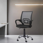 Sedia da Ufficio Ergonomica in Rete Traspirante Design Regolabile con Supporto Lombare e Mobilità Potenziata con Ruote Girevoli a 360°