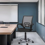 Sedia da Ufficio Ergonomica in Rete Traspirante Design Regolabile con Supporto Lombare e Mobilità Potenziata con Ruote Girevoli a 360°