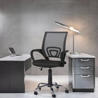 Sedia da Ufficio Ergonomica in Rete Traspirante Design Regolabile con Supporto Lombare e Mobilità Potenziata con Ruote Girevoli a 360°